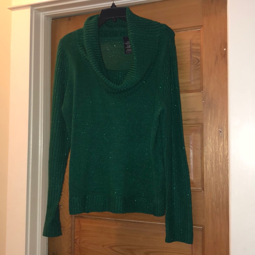 Turtleneck knit sweater